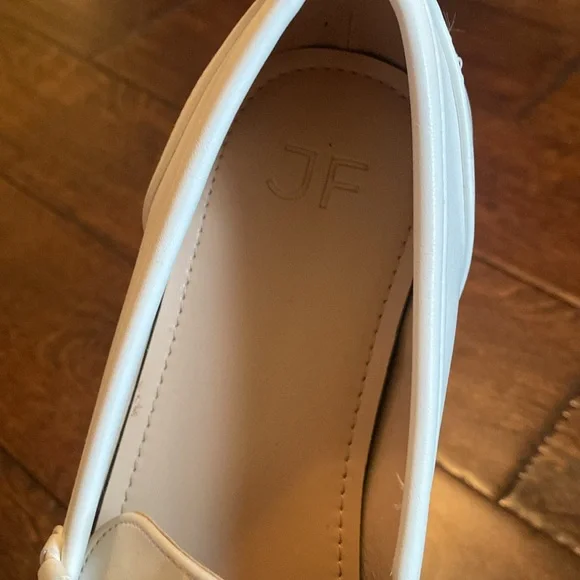 JF birch white loafer- Olena style sz 6.5 - Picture 5 of 7